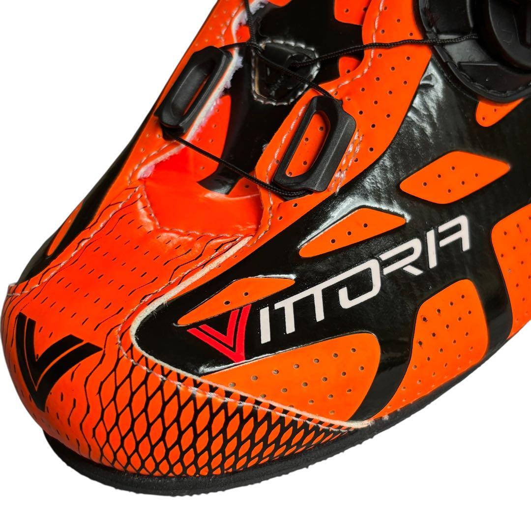 【新品】VITTORIA サイクリングシューズ サイズ43 オレンジ