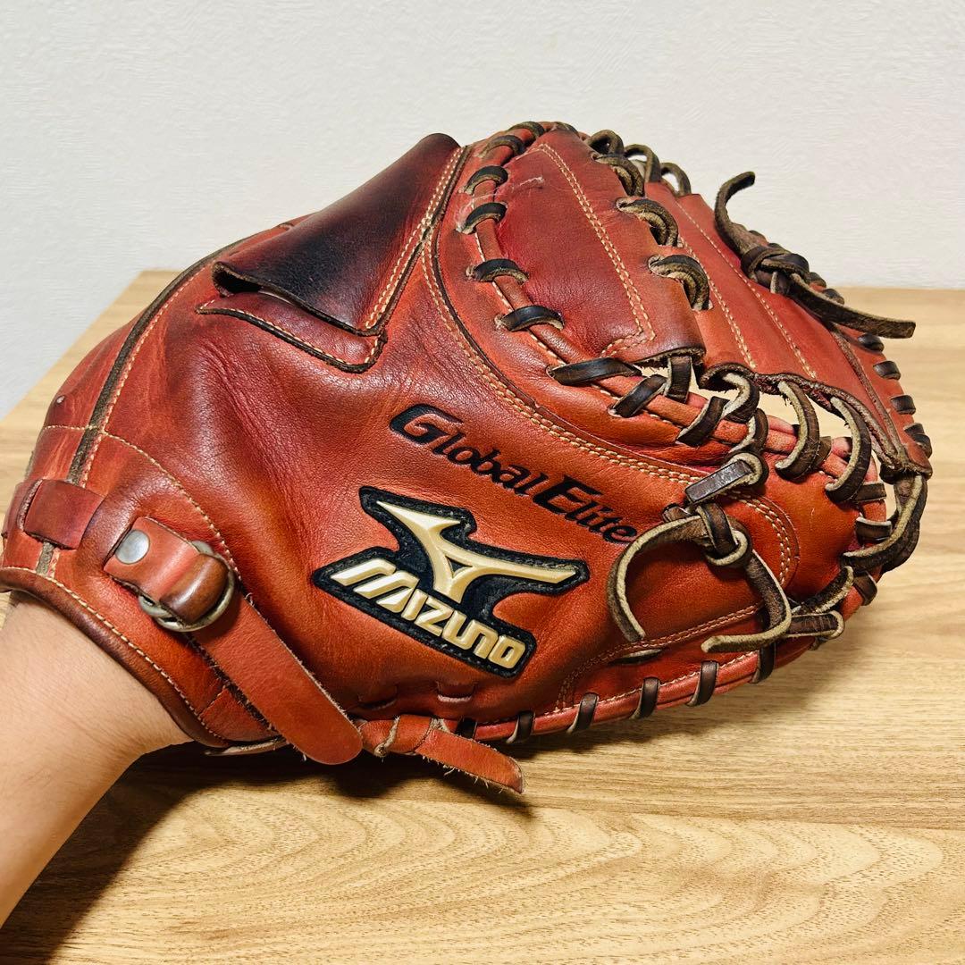 MIZUNO ミズノ グローバルエリート 一般軟式キャッチャーミット