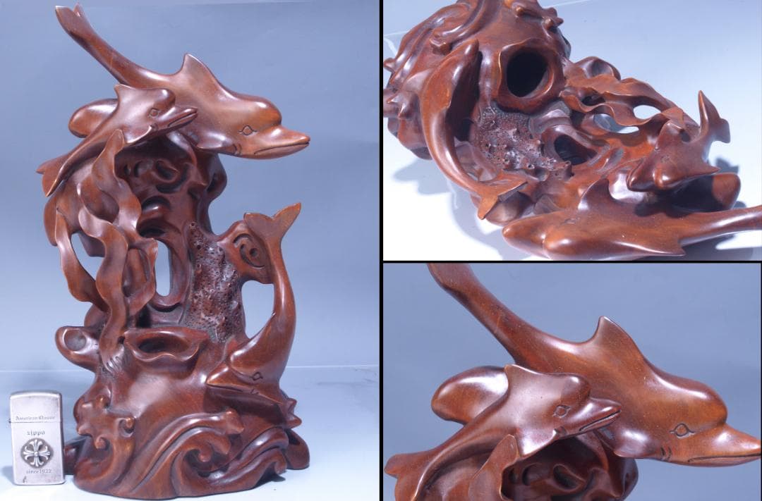 民間仕入れ品　中国清時代 　置物I0538A11-3