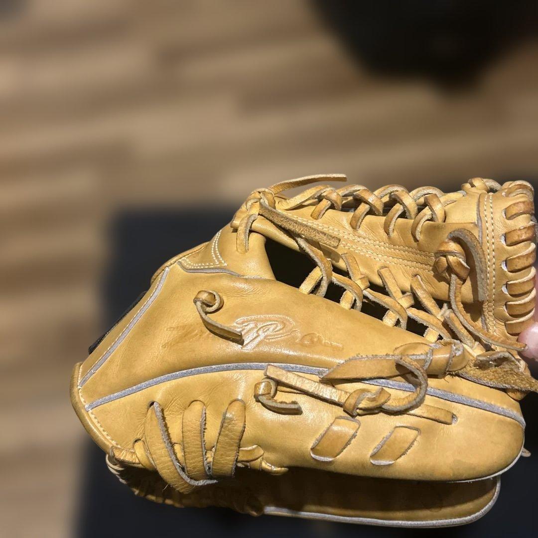 革*K様 Xanax 硬式グローブ イエロー レザー