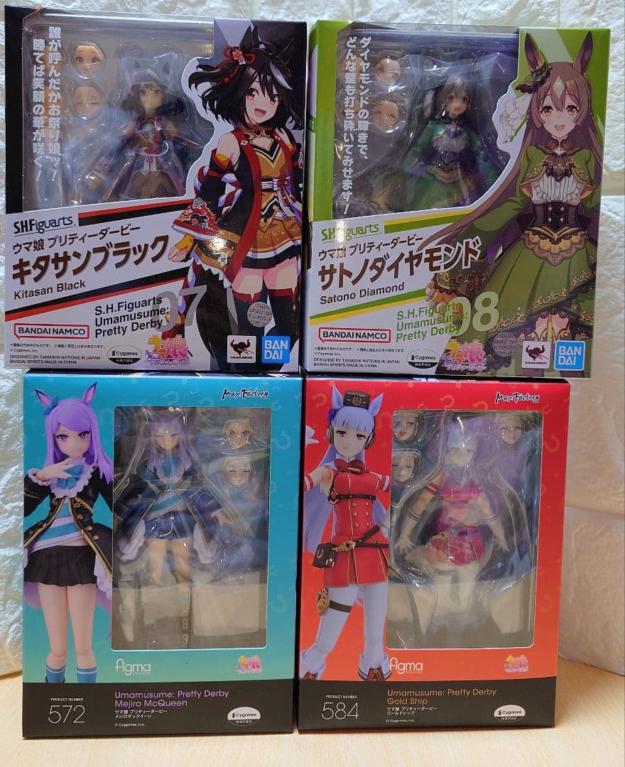 ウマ娘 S.H.Figuarts + Figma 4個セット