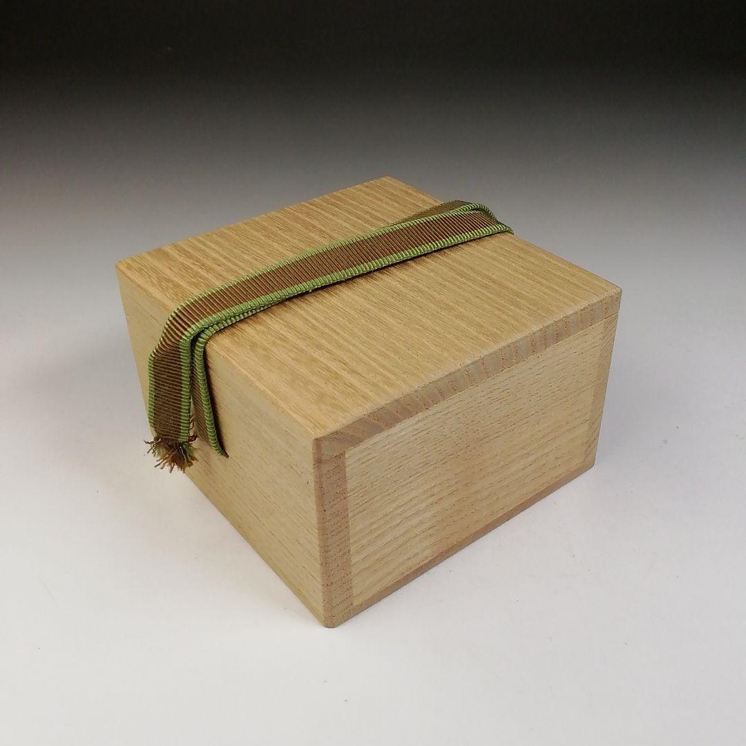 Ｔ６９１　香合　『ふくら雀香合』『祥桑軒　川本光春 作』　共箱　茶道具