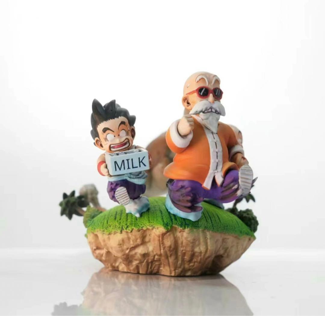 ドラゴンボール 孫悟空 亀仙人 フィギュア ガレージキット