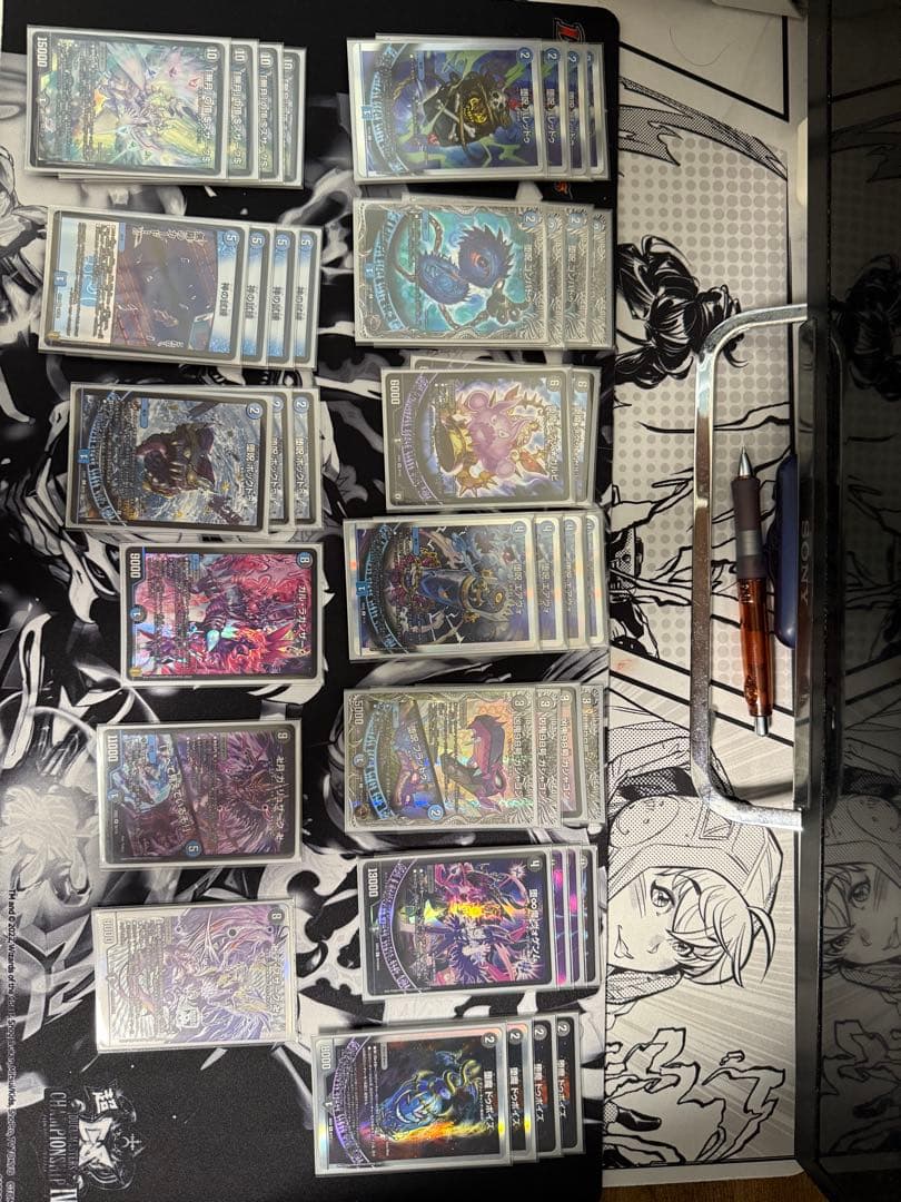 激強デュエマ引退デッキ（4個）