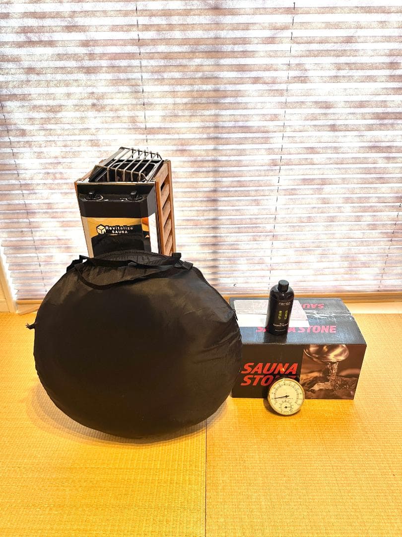 自宅でととのう おうちDEサウナ 家庭用 1人用 サウナストーン17kg