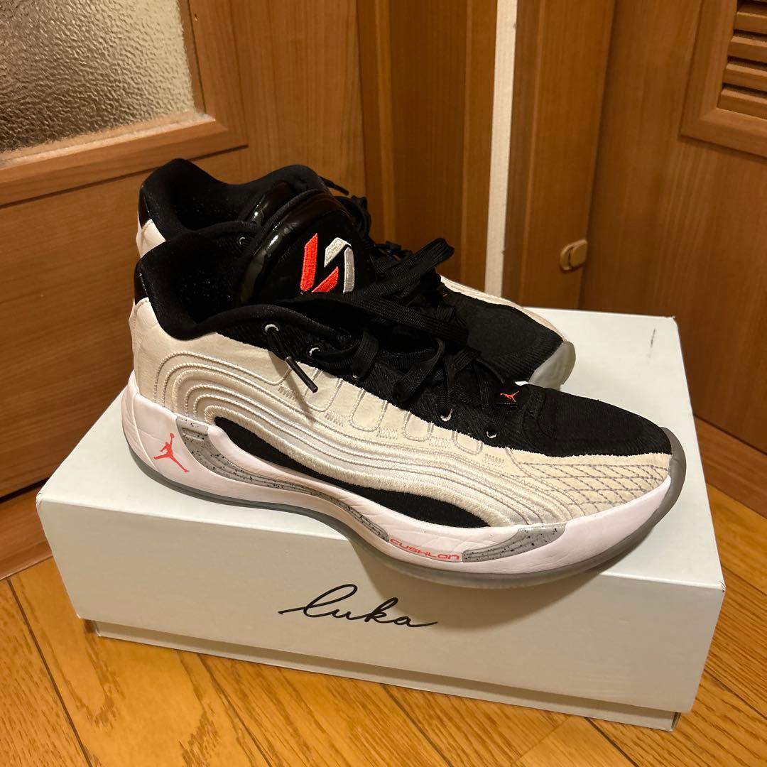 Jordan Luka 4 US 9 ホワイト/ブラック　27.0 バスケ