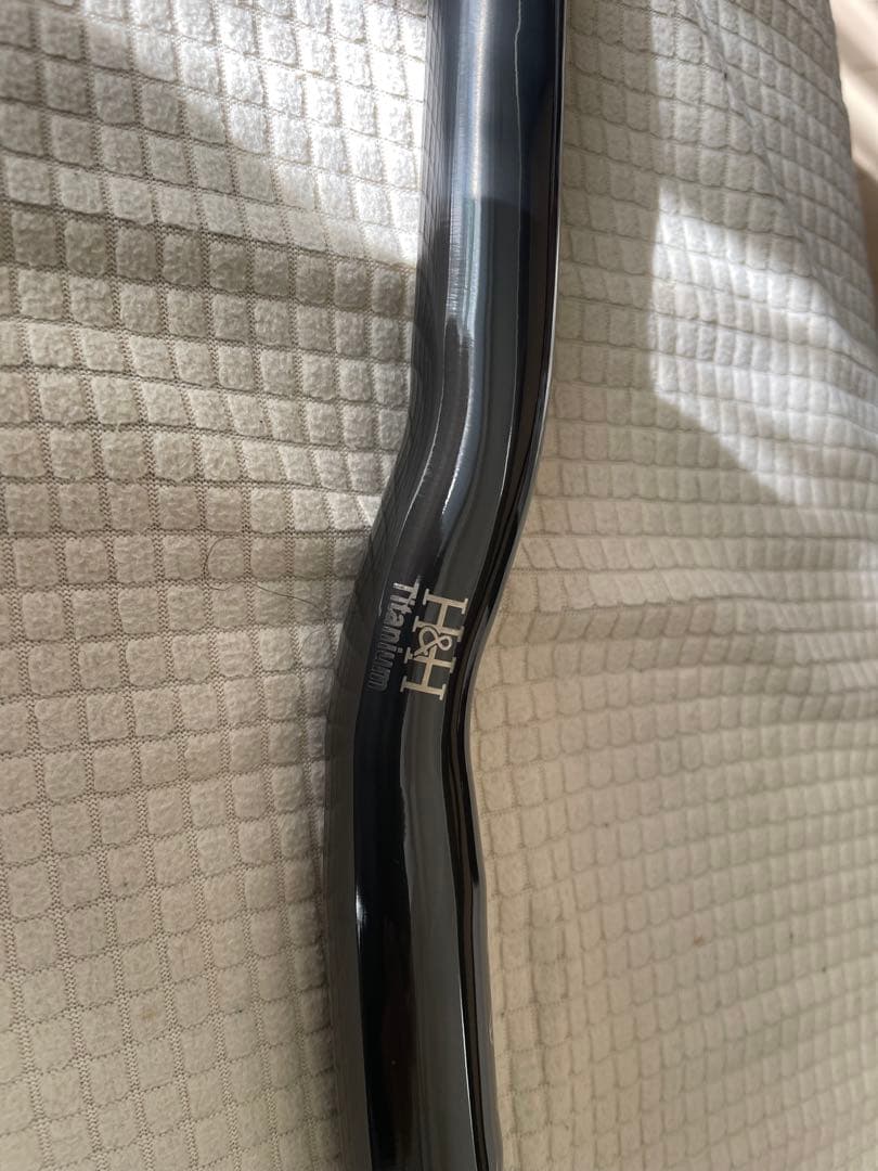 H&H チタンブラック　シートポスト　ハンドル 新品　セット　ブロンプトン