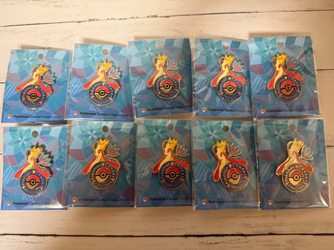 ポケモンセンター金沢ミカロスピンバッジ 10個セット