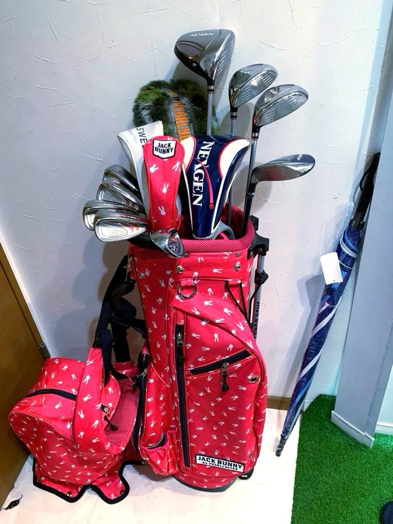豪華　良品　レディースゴルフクラブフルセット　ネクスジェン　ジャックバニー