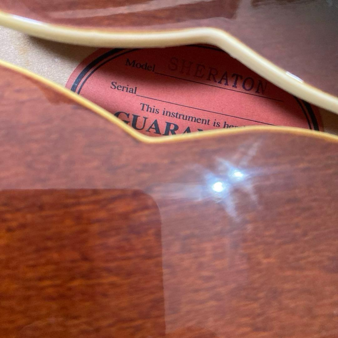 Epiphone GIBSON　Sheraton IIセミアコ専用ケースジャンク