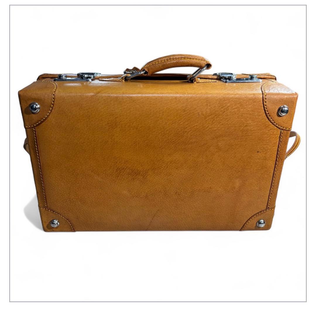 希少 アンティーク トランクケース 革製 鞄 小さいかばん 手持ち ミニトランク