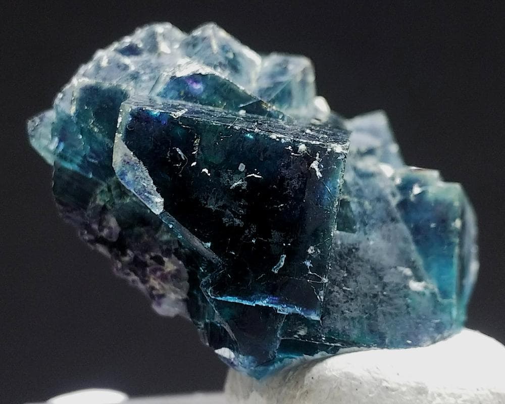 382 オコルス鉱山 フローライト ブルー グリーン パープル 蛍石