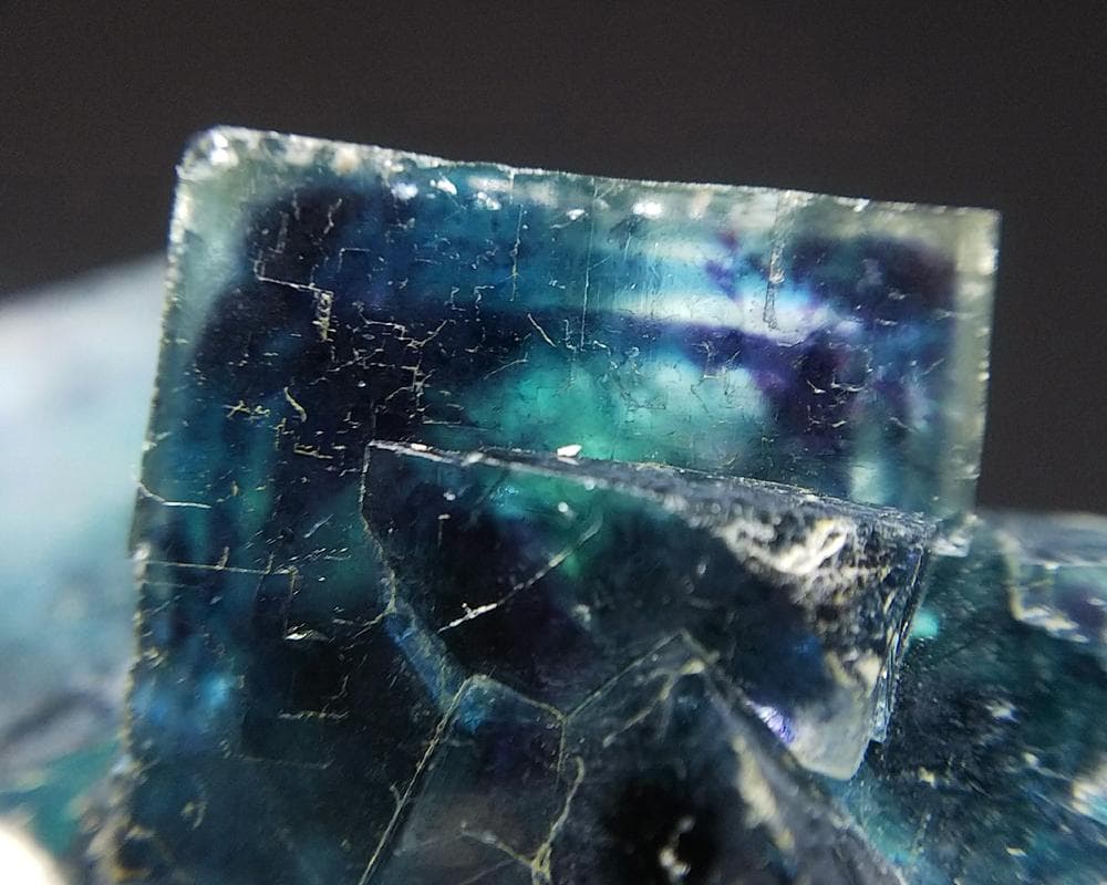 382 オコルス鉱山 フローライト ブルー グリーン パープル 蛍石