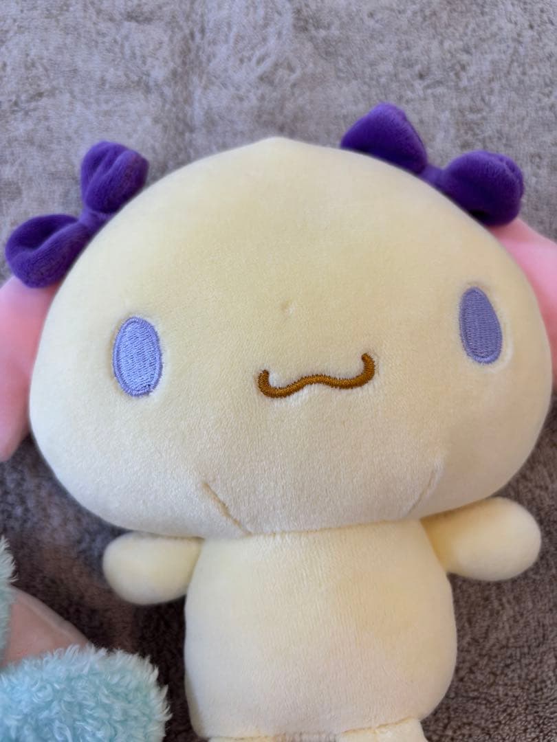 サンリオ　シナモロール ポロン あずき　むにゅぐるみ　ぬいぐるみ セット