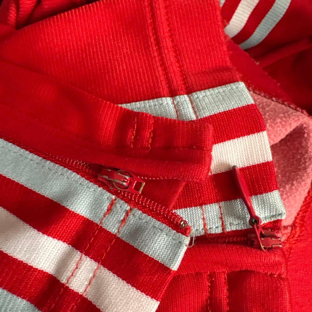 adidas ヴィンテージ　赤ジャージ 上下