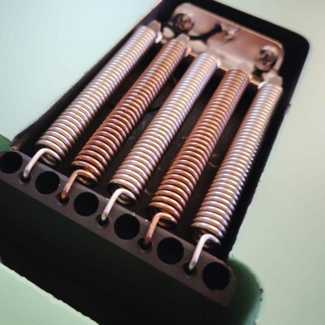 自作 ストラトキャスター 木製PG サーフグリーン コンポーネント