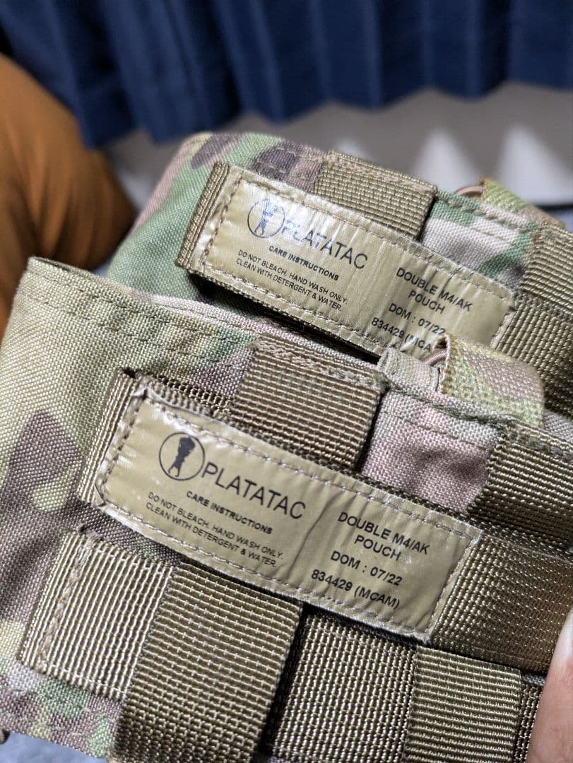 PLATATAC M4ダブルマガジンポーチ MC