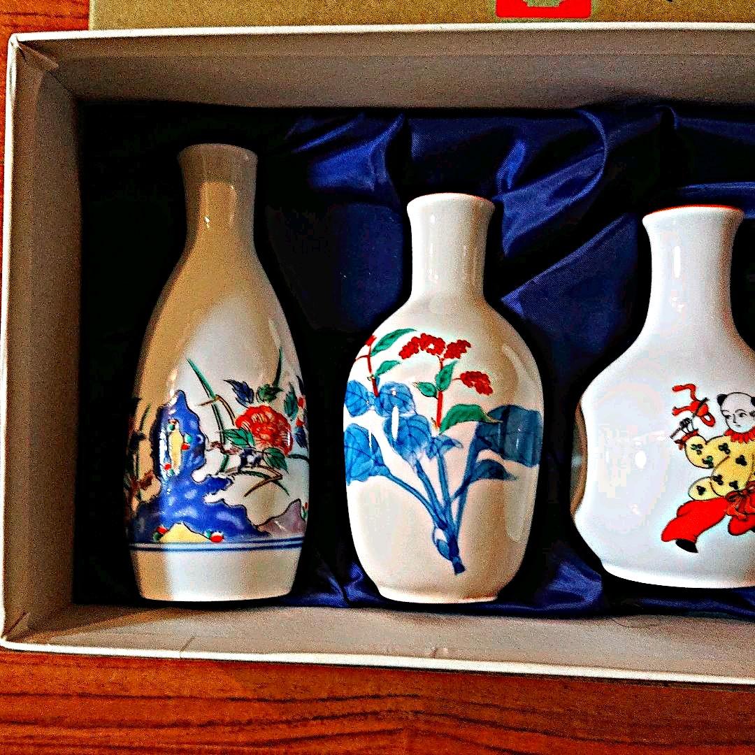 《名品 古伊万里 入手困難》年代物 徳利 六本セット