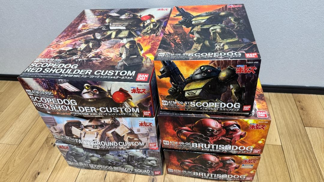 BANDAI 装甲騎兵ボトムズ 1/20 シリーズ（6個セット）バンダイ