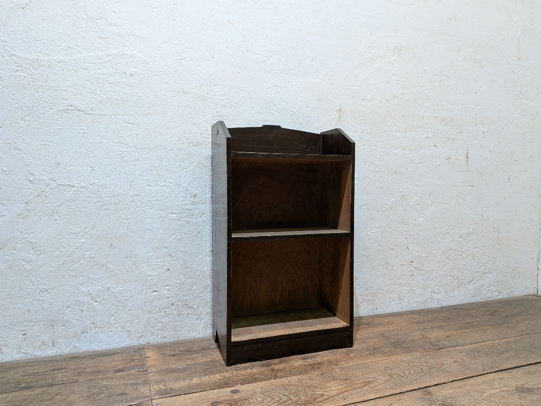 1122 ヴィンテージ　杉のオープンラック　飾り棚　収納棚　本箱　古道具　レトロ