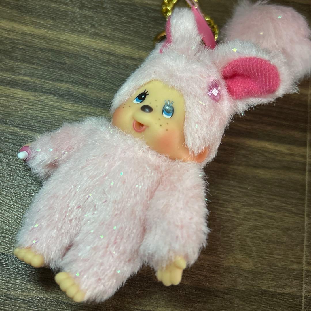 モンチッチ　チムたん　レア　ラメ　ぬいぐるみ　ストラップ　キーホルダー　レトロ