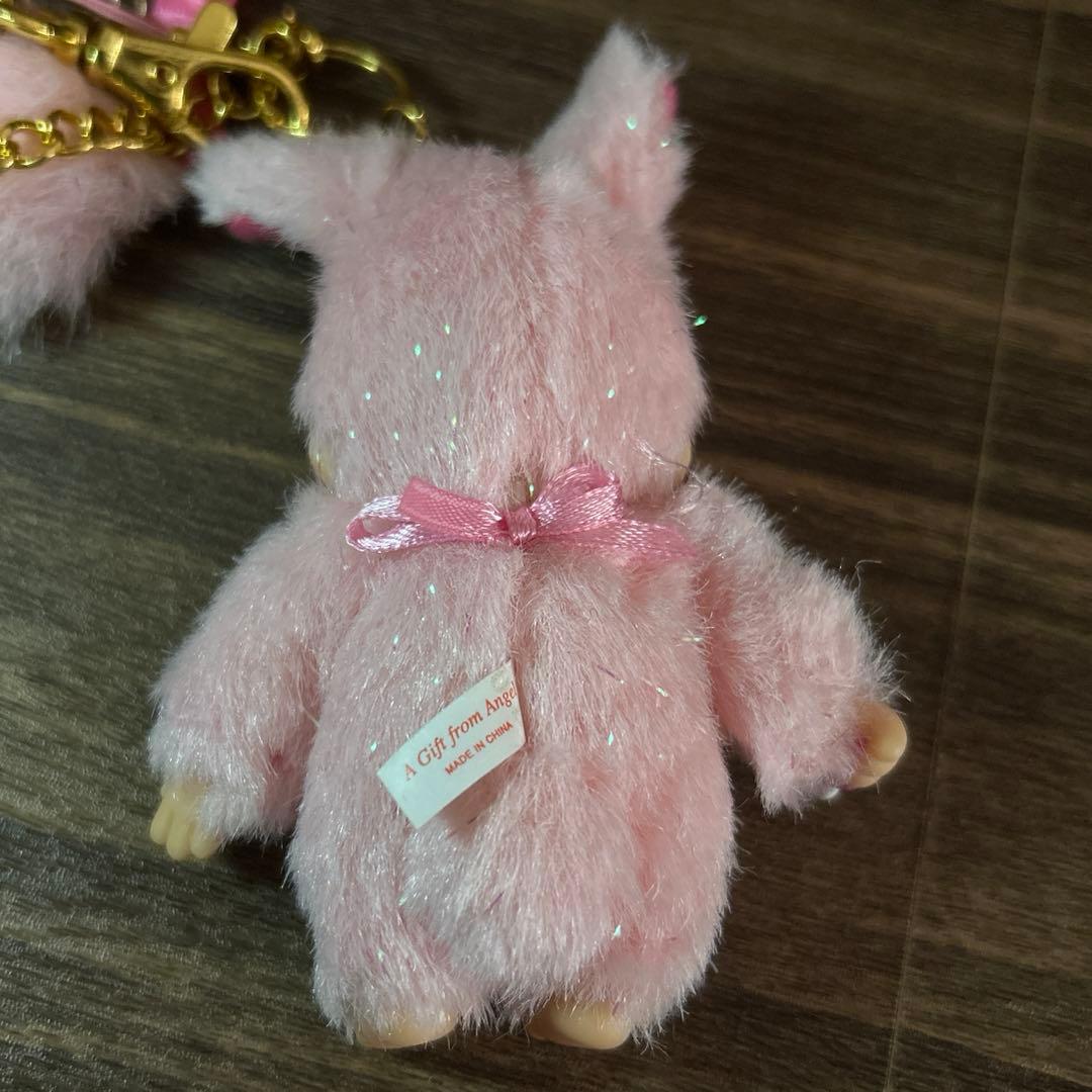 モンチッチ　チムたん　レア　ラメ　ぬいぐるみ　ストラップ　キーホルダー　レトロ