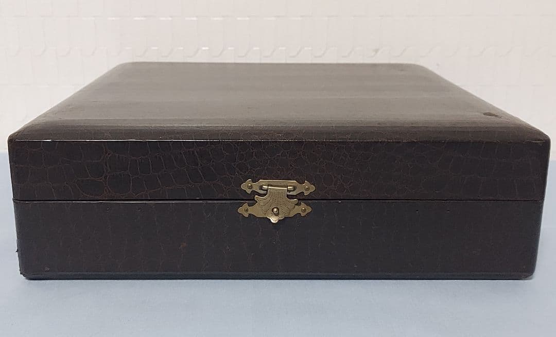 銀座松屋 江戸切子グラス 青被せ 箱入り レトロ