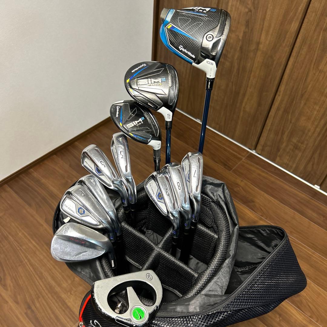 【豪華】【大人気】テーラーメイド sim2 シム2 ゴルフクラブセット 12本
