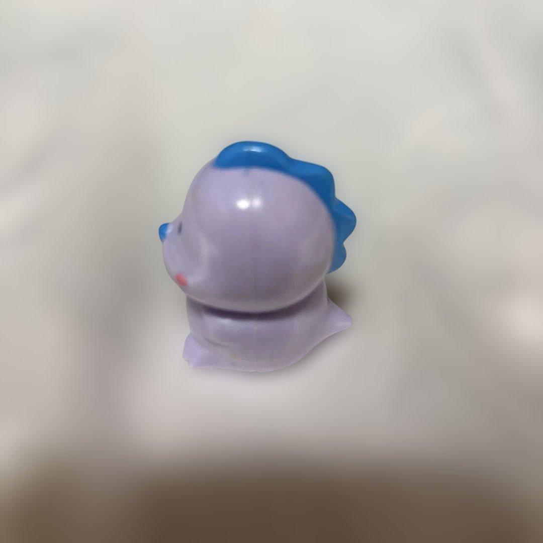 モンスターらんど　明治製菓　レトロ　食玩　恐竜　紫　指人形　当時物