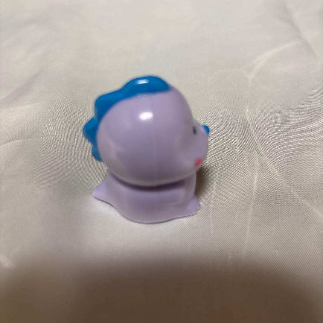 モンスターらんど　明治製菓　レトロ　食玩　恐竜　紫　指人形　当時物