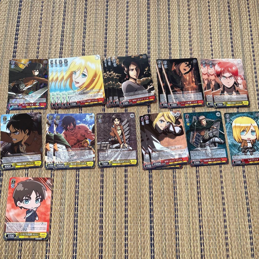 進撃の巨人 ヴァイスシュヴァルツ　デッキ　風扉 （デッキパーツ付き）