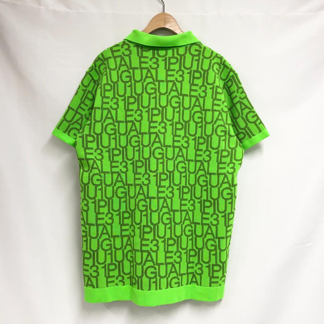 ★新品未使用　1PIU1UGUALE3　ゴルフニットポロシャツ　IV　グリーン系