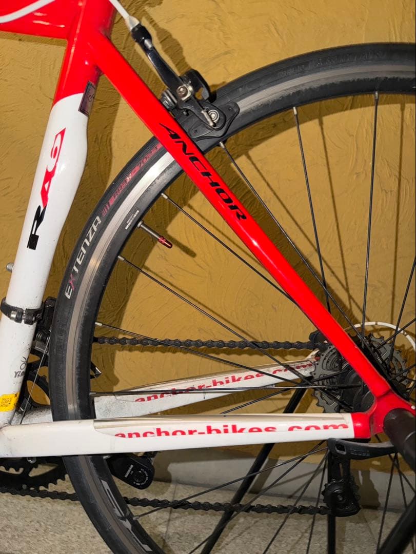 ANCHOR RA9 ロードバイク ホワイト/レッド
