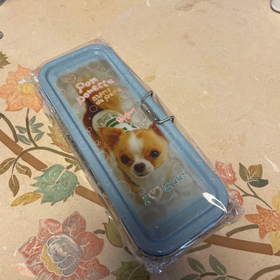 ポンポネット　チワワ　初期　缶ペンケース　ナルミヤ　平成レトロ