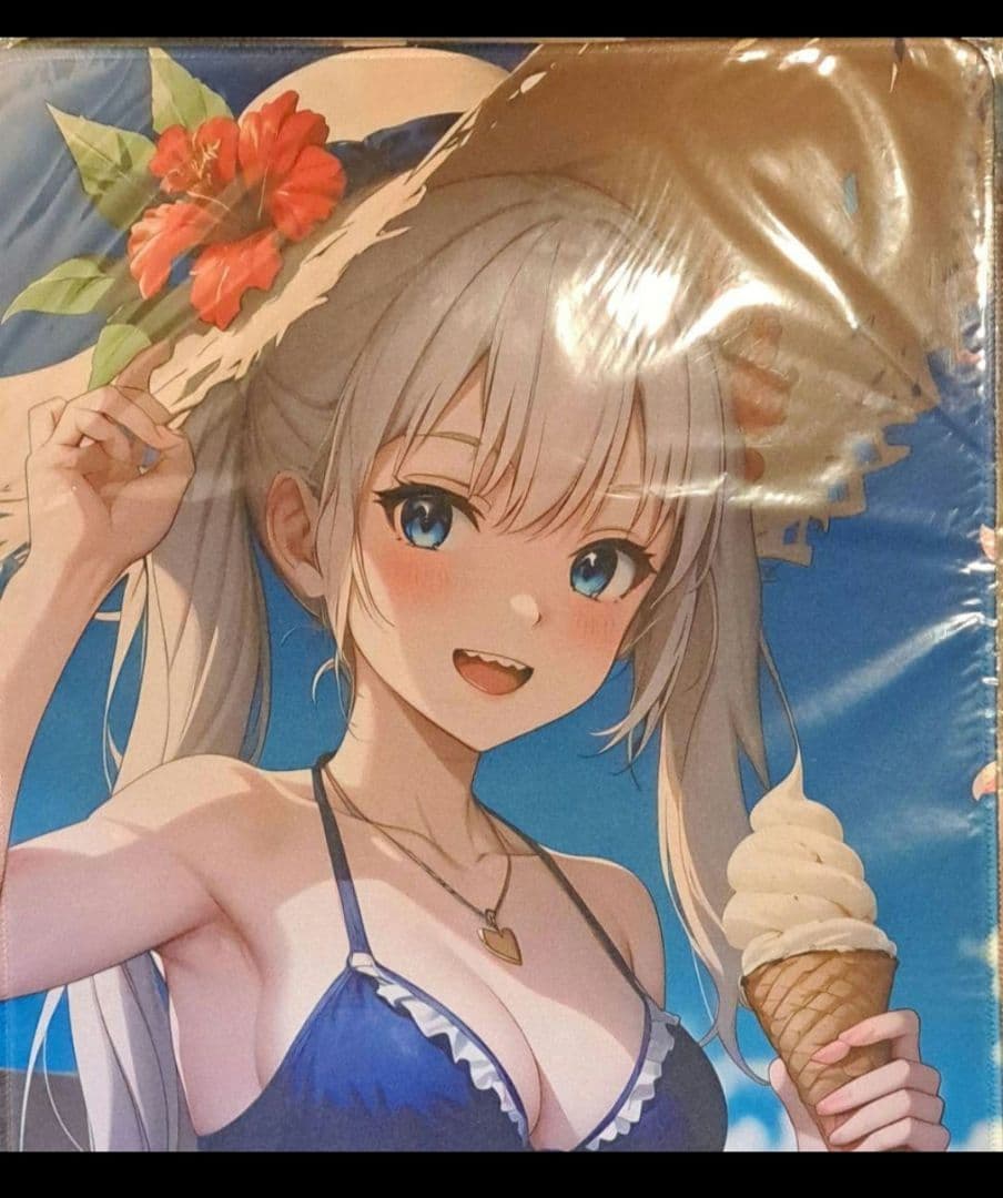 童磨さま専用　プレイマット　美少女　ラバーマット　同人