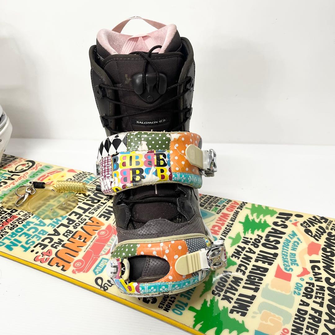 BURTON SALOMON レディース　スノボセット　バートン　スノーボード
