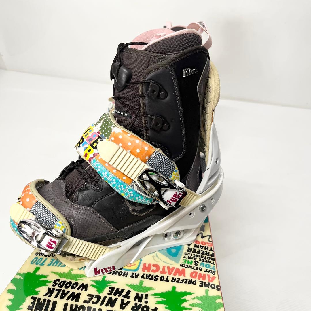 BURTON SALOMON レディース　スノボセット　バートン　スノーボード