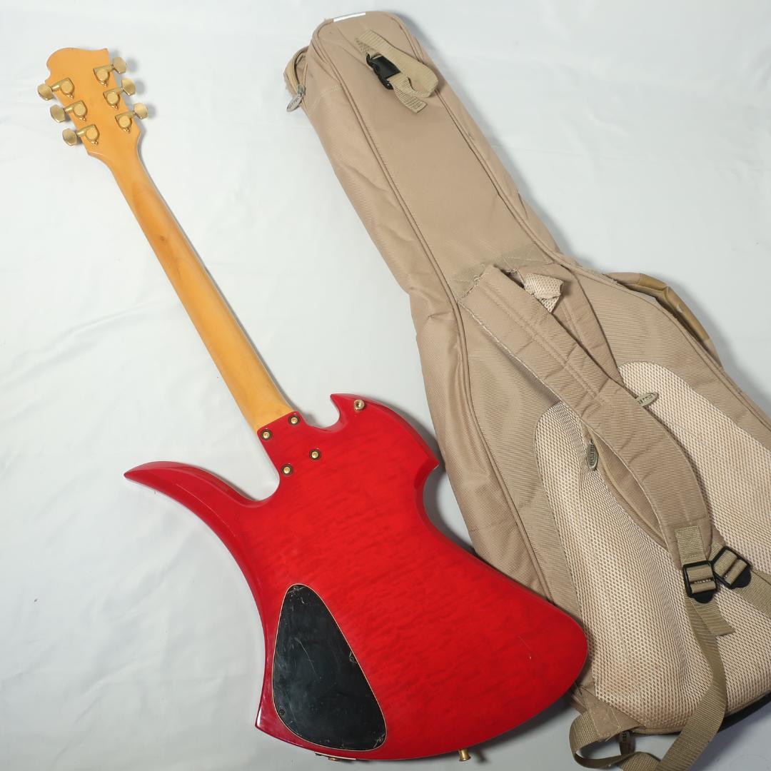 Burny HIDEモデル MG-85X モッキンバード ギター ギグバッグ付