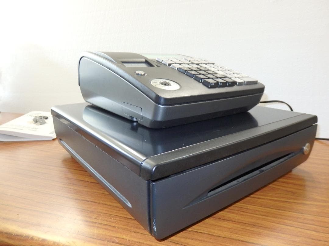 4020 美品 人気の黒 設定無料 TE-400 インボイス レジスター