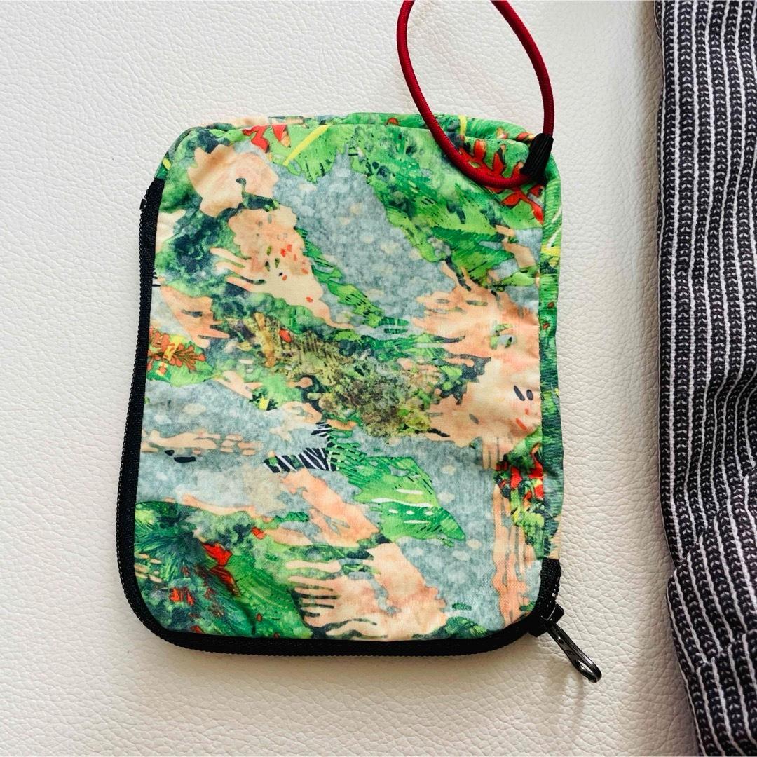 6665 バートン　ビブパンツ　ストライプ　ヒッコリー　ポーチ付き