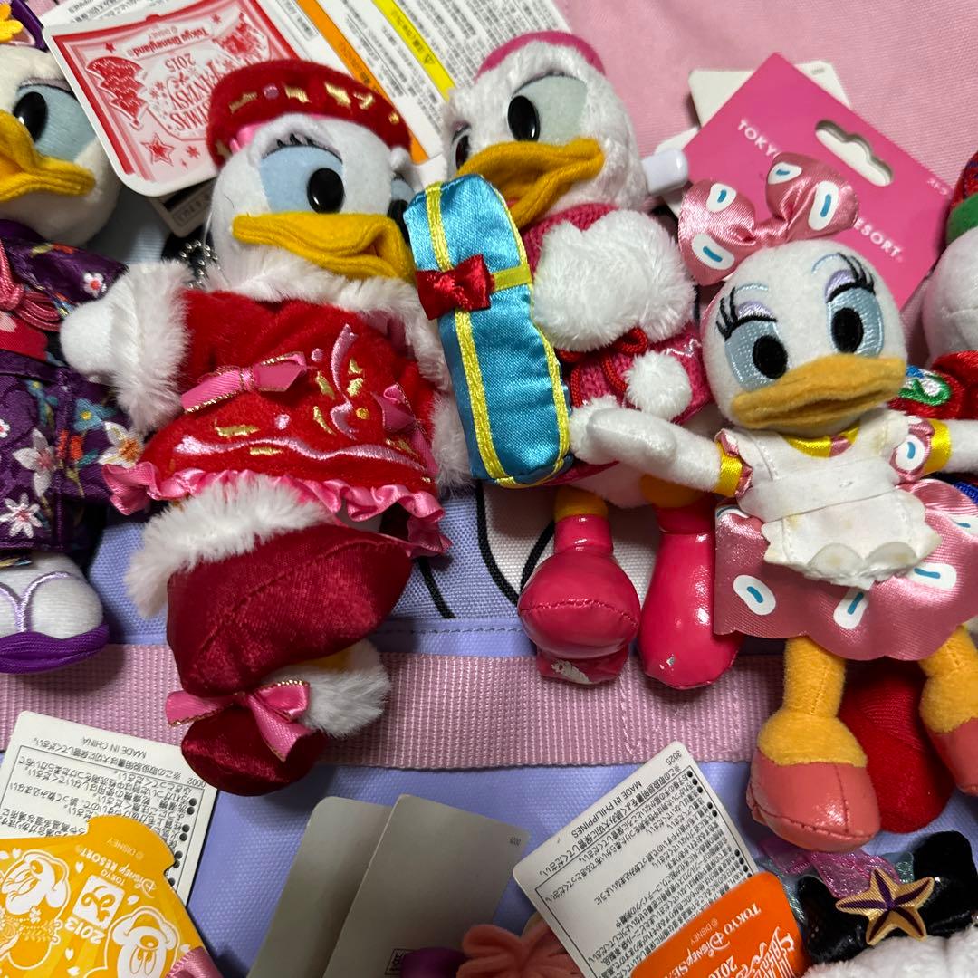 ディズニー　レトロ　デイジー　ぬいば　トートバッグ