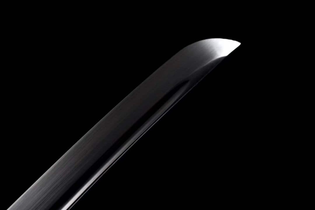 【影豹】中炭素鋼発黒侍刀 武具　刀装具　日本刀　模造刀 居合刀