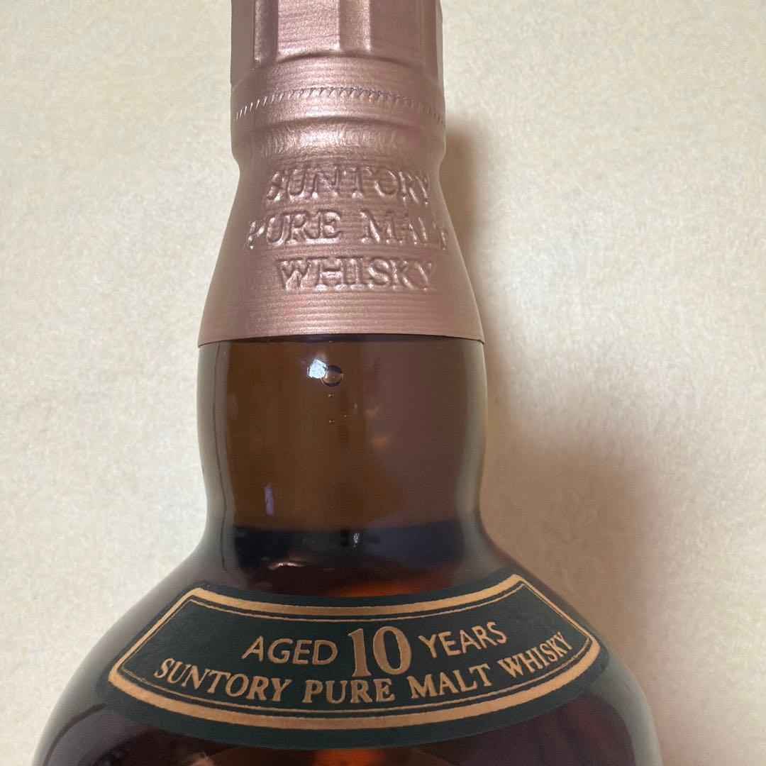 未開封 山崎10年 ピュアモルト 700ml 箱無し サントリーウイスキー