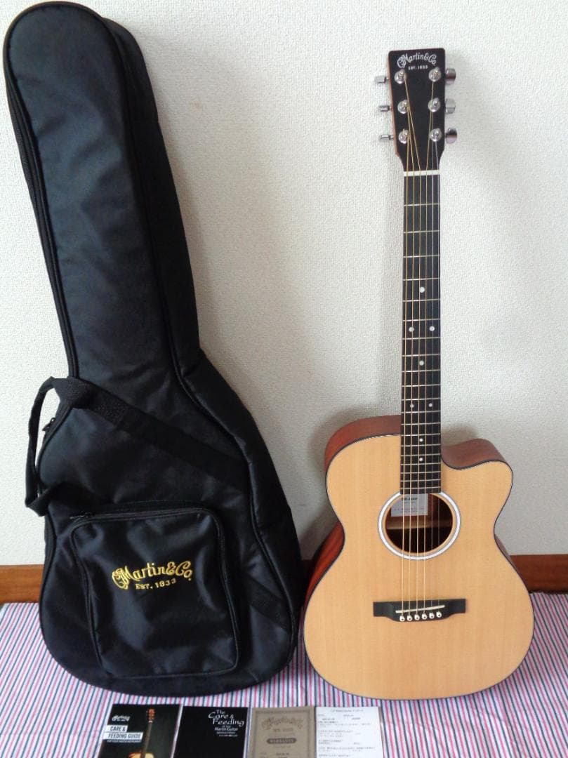 Martin 000CJr-10E　オール単板 エレアコ　美品　専用ギグバッグ付