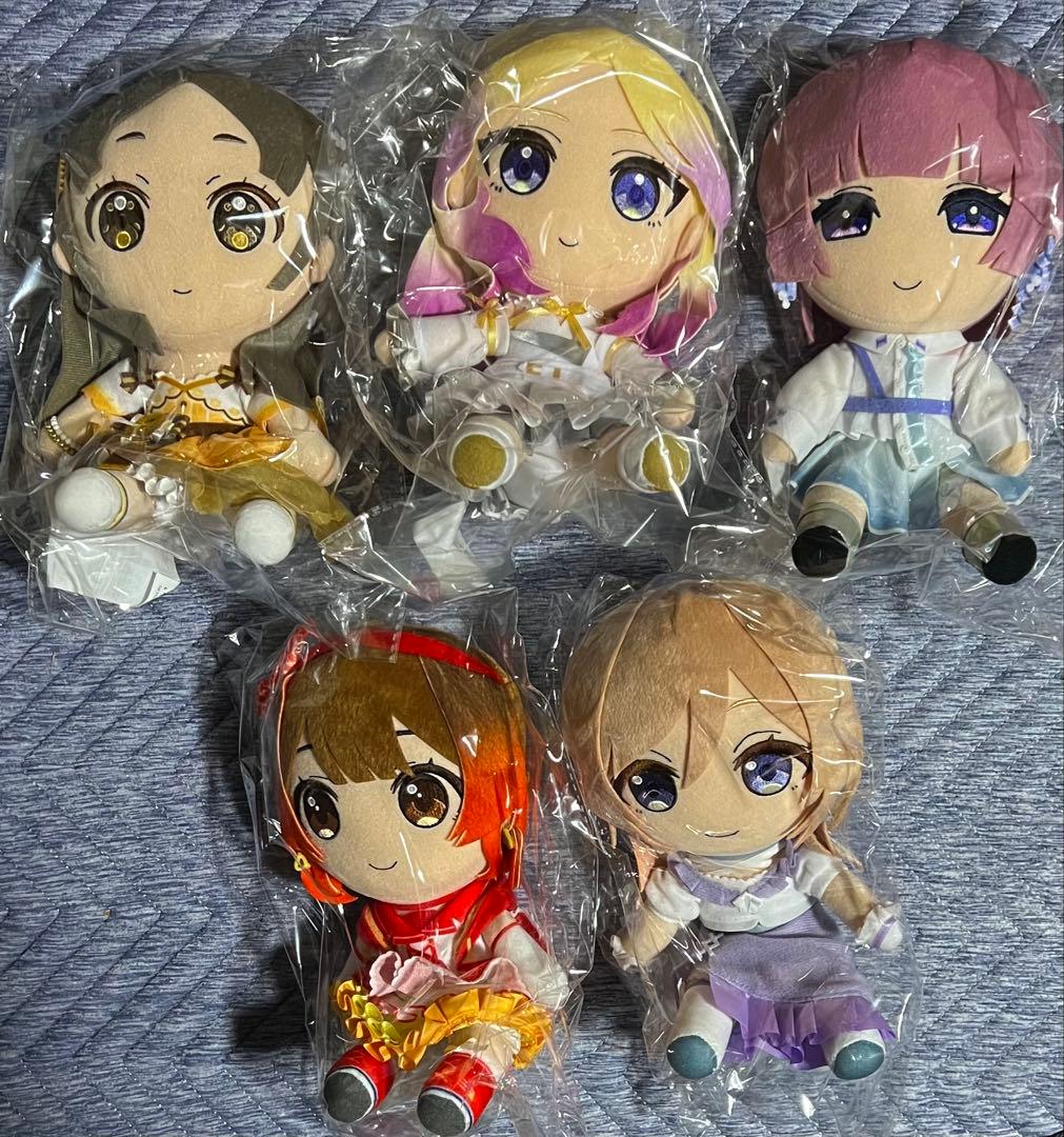 学マス　gift ぬいぐるみ　5種セット　学園アイドルマスター