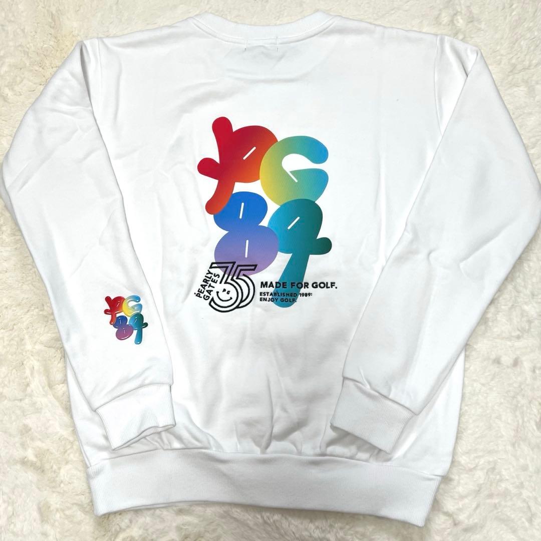 PEARLYGATES35周年トレーナー　白　サイズ2