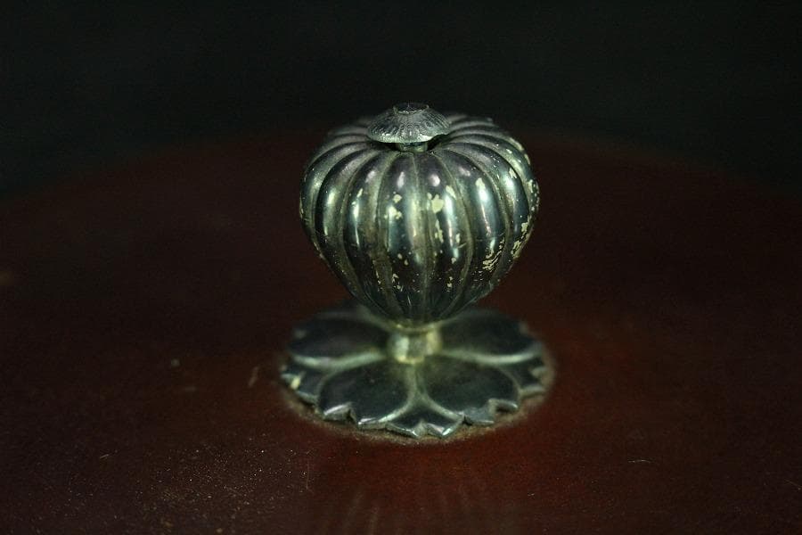 霰 鉄瓶 刻 金龍堂 梅正宗 銀摘み蓋 金銀象嵌 共箱(K-YC389)