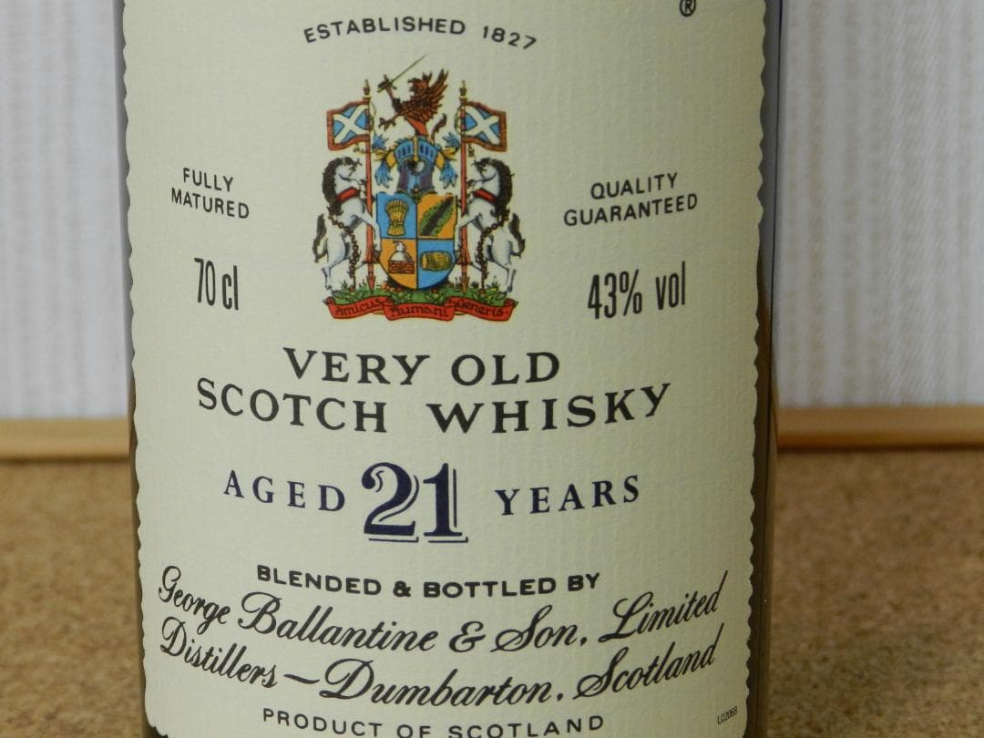 Ballantine's 21年 スコッチウイスキー 70cl 43%