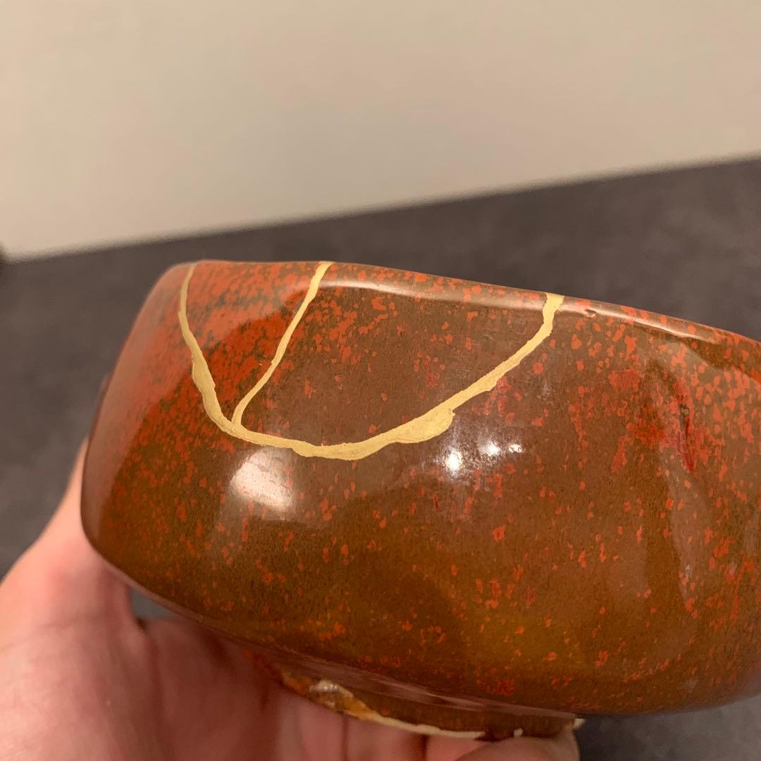 金継ぎ済み　抹茶茶碗-11