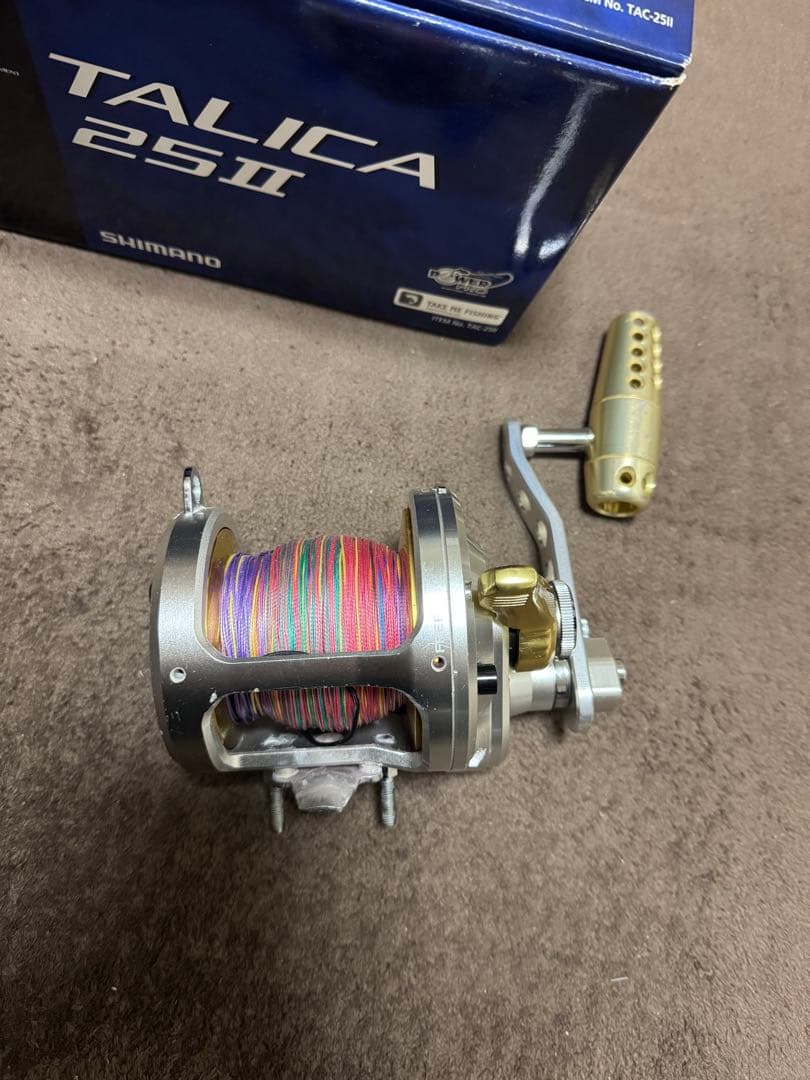 ジャンク品　SHIMANO TALICA 25II CCMハンドル